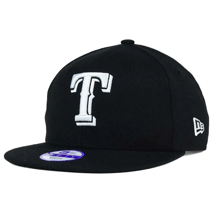 CASQUETTE SNAPBACK YOUTH B-DUB RANGERS TX noir/blanc