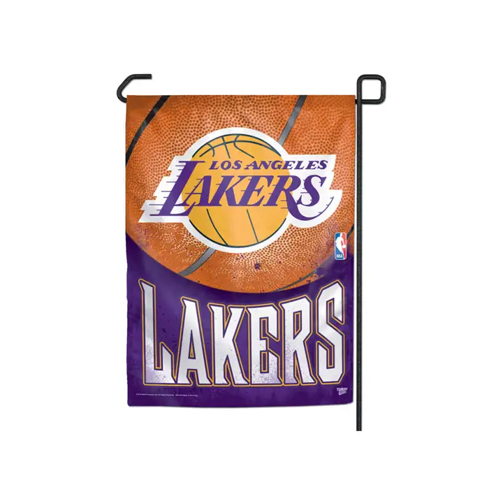LAKERS Drapeau de jardin jaune