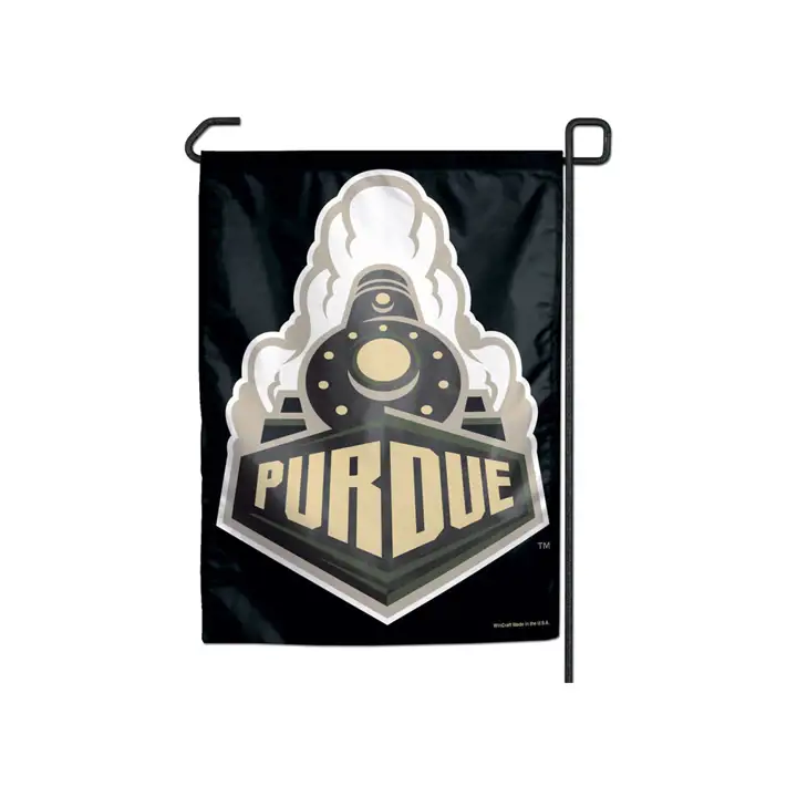 Drapeau de jardin Purdue  noir