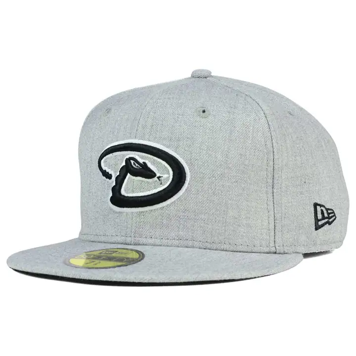 ARIZONA DIAMONDBACKS MLB CHINÉ N/B 59FIFTY GRIS CLAIR