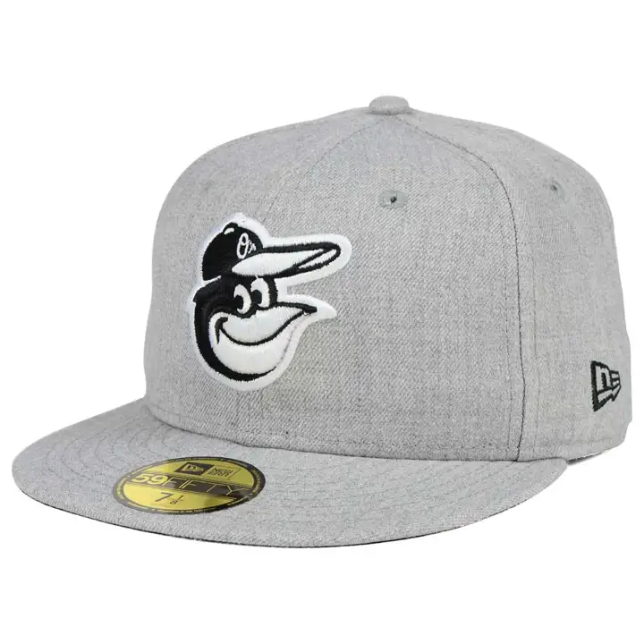CASQUETTE 59FIFTY MLB BALTIMORE ORIOLES GRIS CHINÉ/NOIR