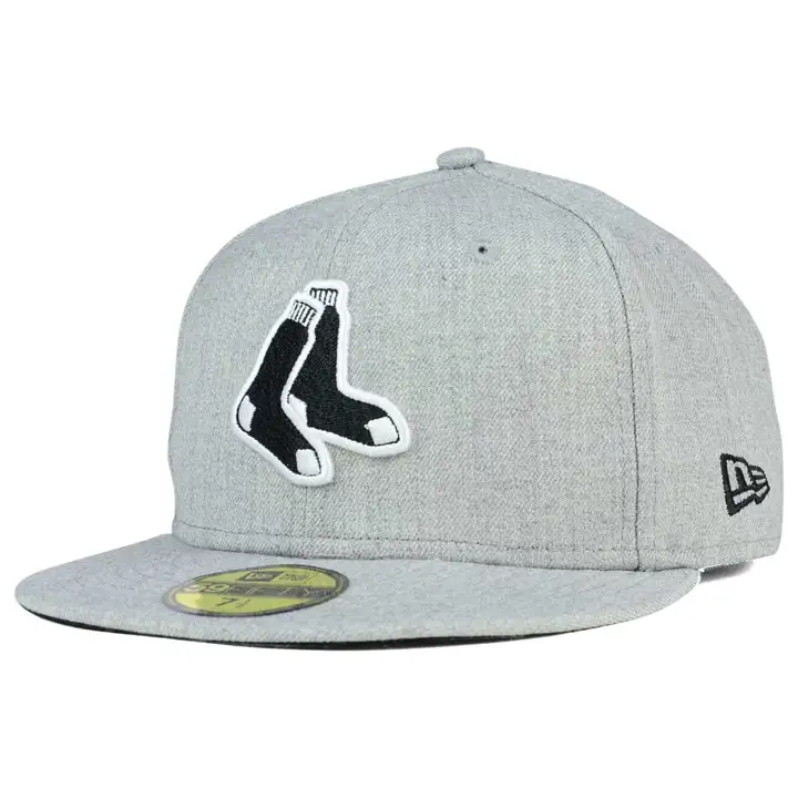 CASQUETTE BOSTON RED SOX MLB HEATHER N&B 59FIFTY GRIS/NOIR