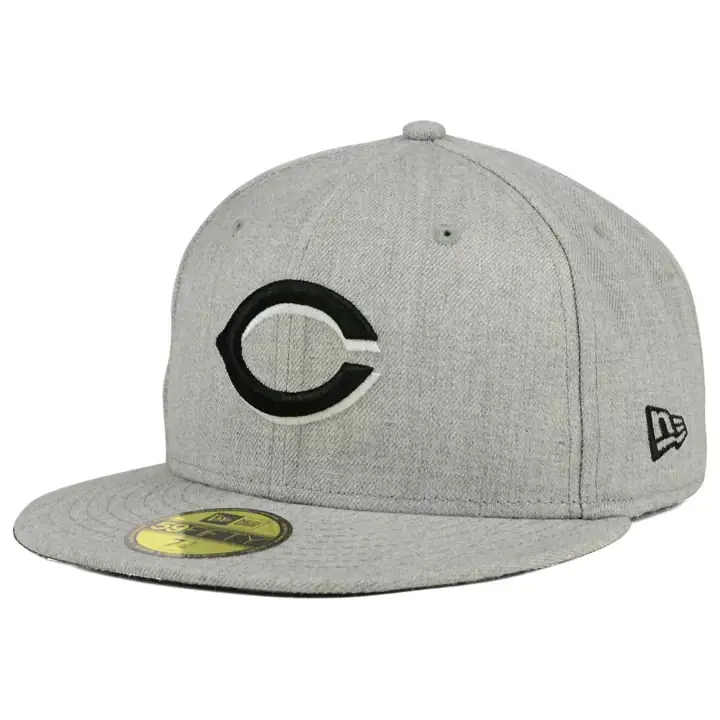 CINCINNATI REDS MLB GRIS CHINÉ NOIR/BLANC 59FIFTY GRIS CHINÉ