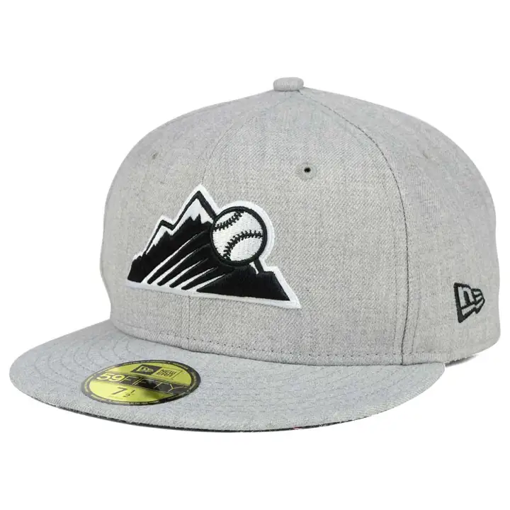 COLORADO ROCKIES MLB HEATHER BLK/WHT 59FIFTY H-GRIS/NOIR