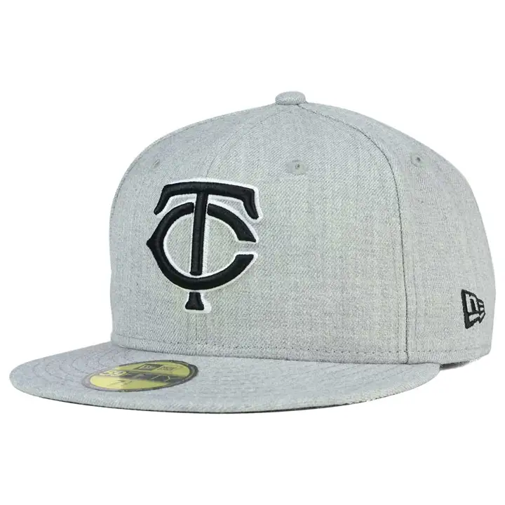 CASQUETTE 59FIFTY MLB MINNESOTA TWINS NOIR/BLANC GRIS CHINÉ