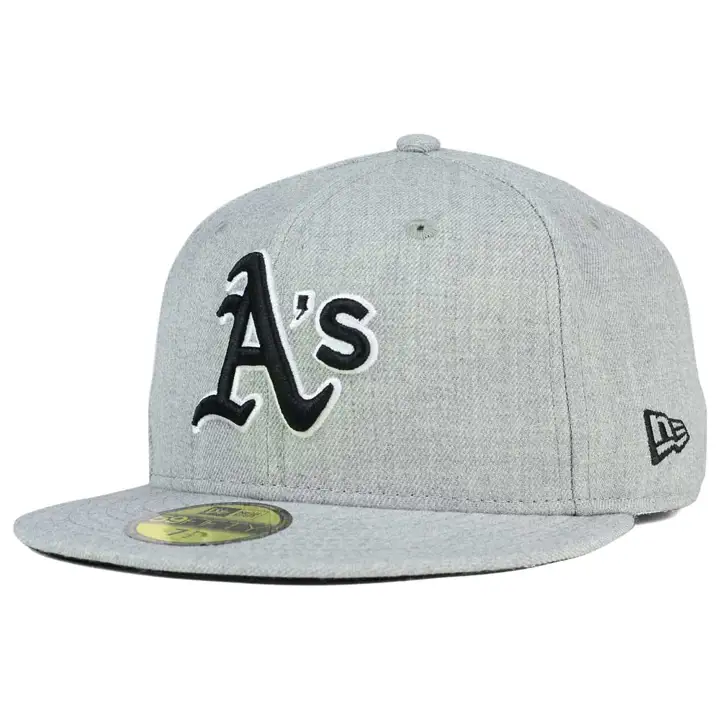 OAKLAND ATHLETICS MLB HEATHER NOIR/BLANC 59FIFTY H-GRIS