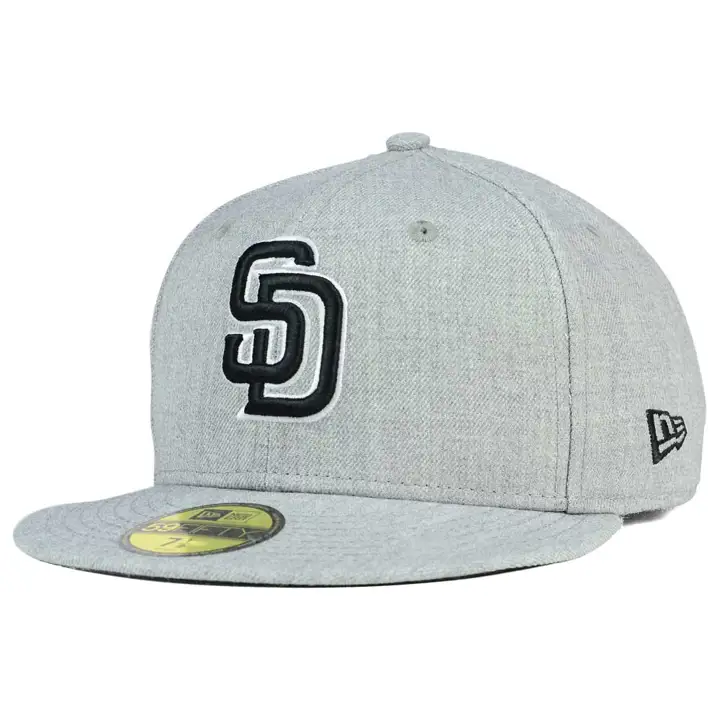 SAN DIEGO PADRES MLB GRIS CHINÉ/NOIR 59FIFTY GRIS CLAIR