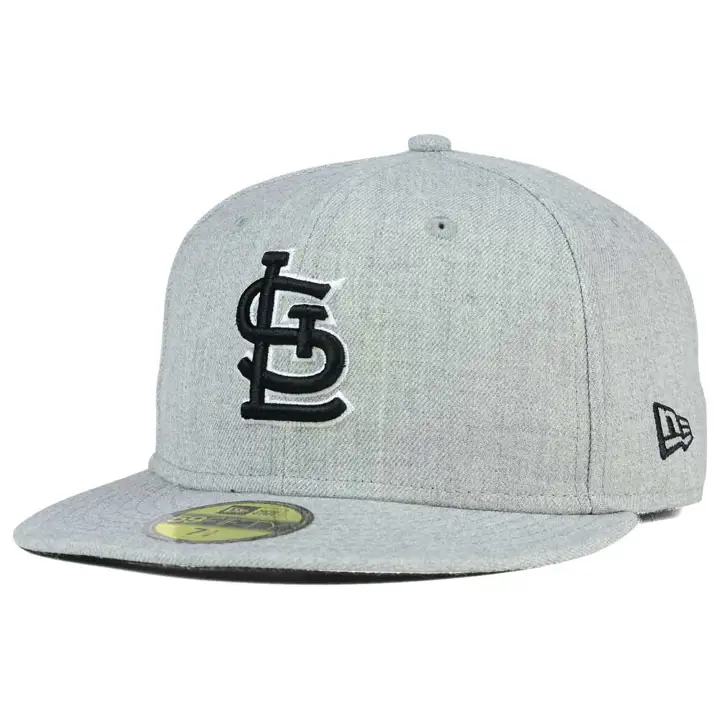 CASQUETTE 59FIFTY ST. LOUIS CARDINALS MLB HEATHER NOIR/BLANC GRIS CHINÉ