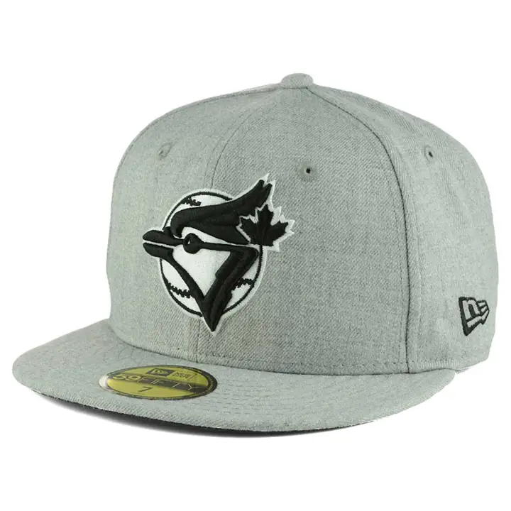 TORONTO BLUE JAYS MLB GRIS CHINÉ/BLANC 59FIFTY GRIS CLAIR/NOIR
