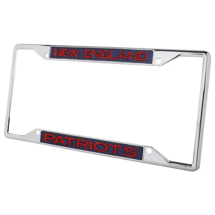 Cadre laser Miroir/Paillettes PATRIOTS - T/P marine/rouge/arg.