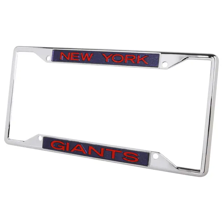 Cadre laser miroir/paillettes NY Giants - Bleu/rouge/argent P/G