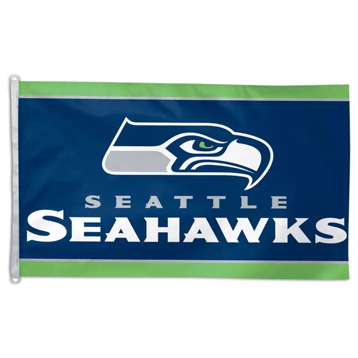 DRAPEAU DE LUXE SEAHAWKS 3X5 Wincraft marine/vert act