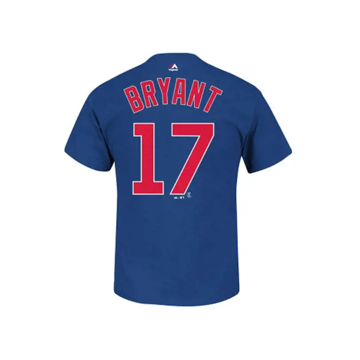 T-shirt officiel bébé joueur MLB Cubs Bryant rbl