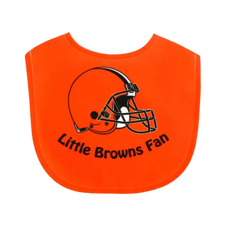 Bavoirs à bouton-pression BROWNS - Poly Pro NOUVEAU LOGO - 2015 org