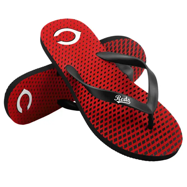 S Tongs haut de gamme unisexe rouge/noir