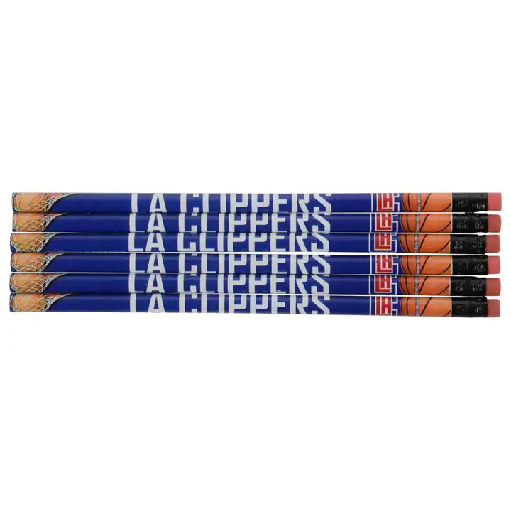 CLIPPERS Lot de 6 crayons bleu/rouge