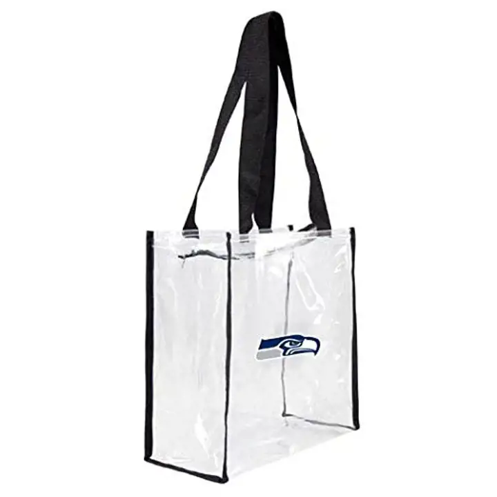 Sac fourre-tout carré transparent SEAHAWKS