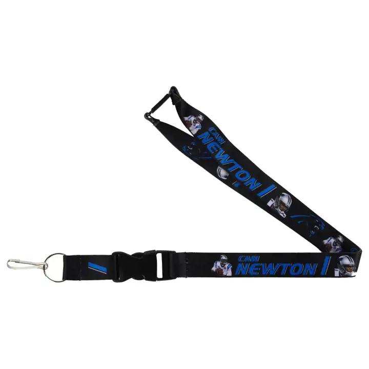 Cordon de joueur Carolina Panthers Aminco Newton NOIR