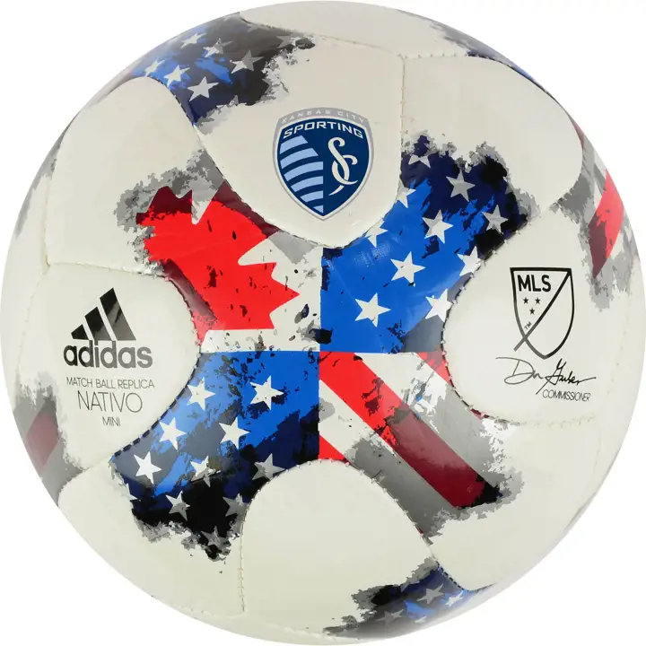 Mini ballon de soccer MLS Sporting Kansas City BLANC/bleu/rouge
