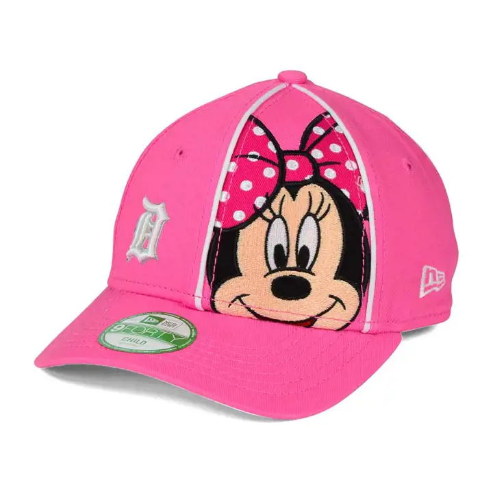 Detroit Tigers MLB Minnie Mouse à l'avant 9Forty Rose