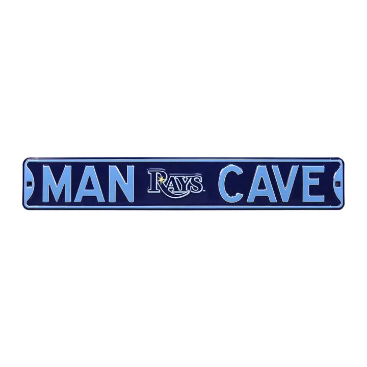 Enseigne de rue authentique RAYS - Grotte à Hommes Marine