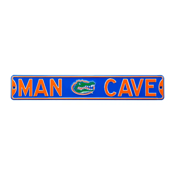 Panneau de signalisation authentique de Floride - Man Cave bleu