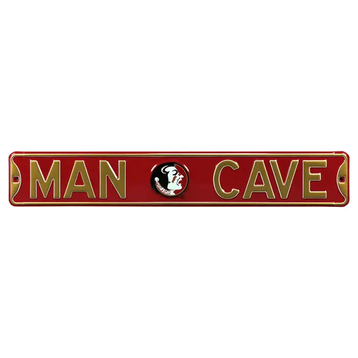 Panneau de rue authentique Florida St - Man Cave   gl/crim