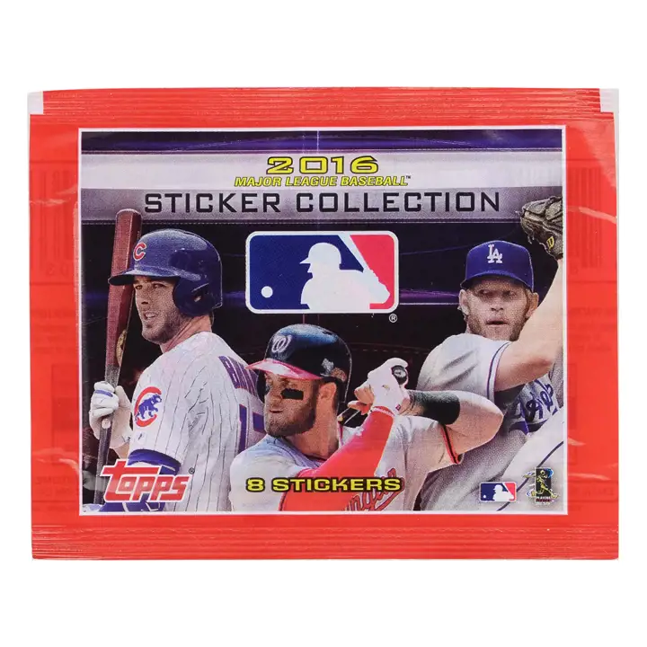 MLB Paquets d'autocollants MLB 2016 Ast