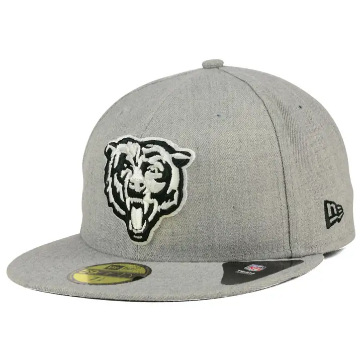 BEARS NFL Heather Noir/Blanc 59Fifty Gris-C
