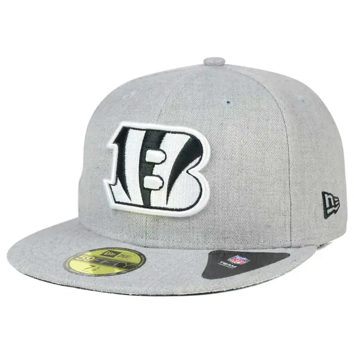 BENGALS NFL Noir/Blanc chiné 59Fifty  Gris Chiné