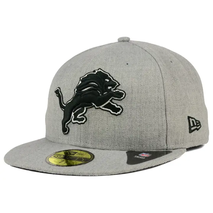 LIONS NFL Gris chiné N/B 59Fifty H-Gris