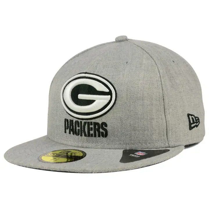 PACKERS NFL Gris chiné N/B 59Fifty Gris-H