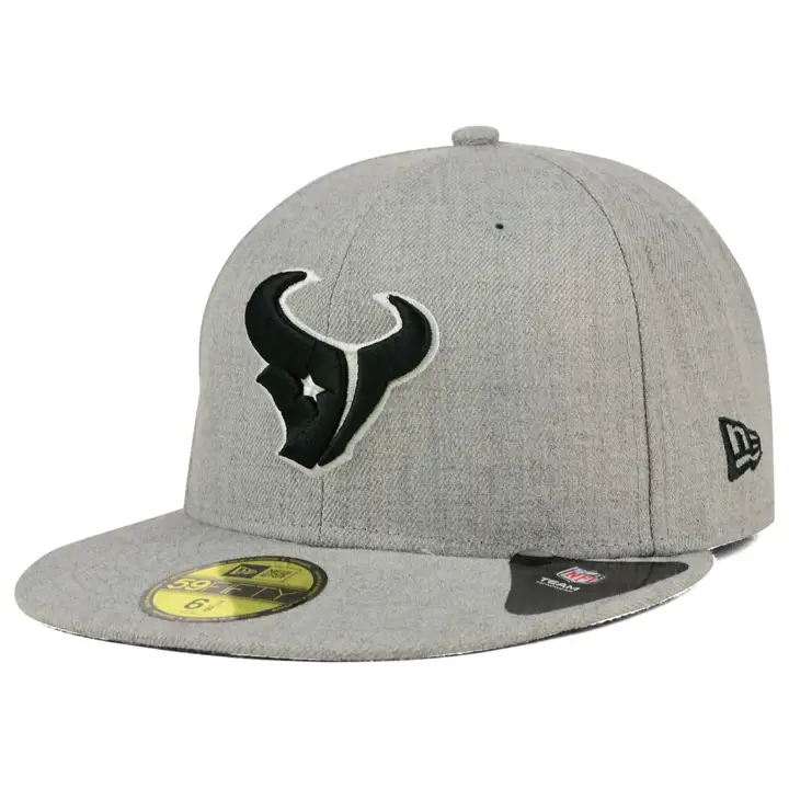Texans NFL Chiné Noir/Blanc 59Fifty Gris-H