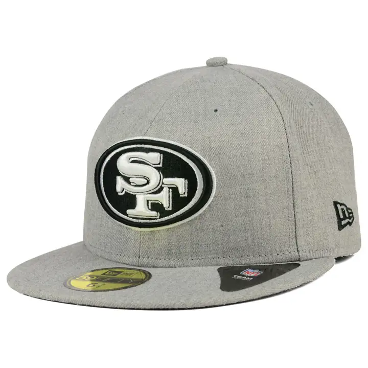 49ERS NFL Chiné Noir/Blnc 59Fifty Gris-H