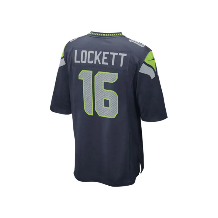SEAHAWKS NFL Maillot de match Lockett marine pour jeune