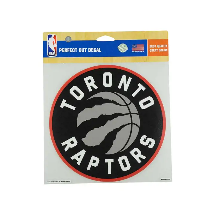 Autocollant découpé RAPTORS 8x8 - Couleur n/g/r