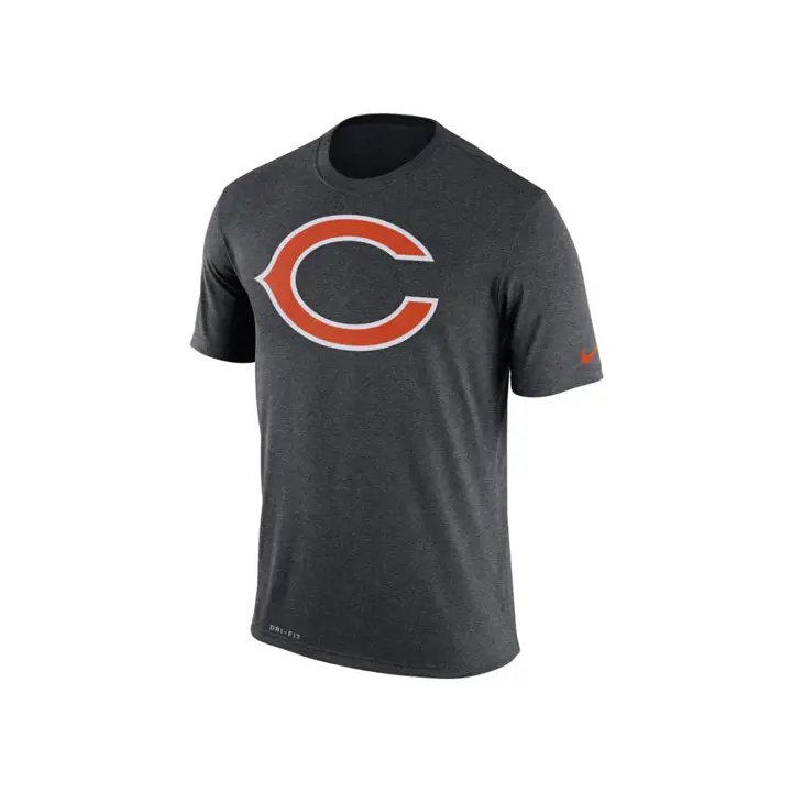 T-shirt essentiel à logo légende des Chicago Bears NFL H-GRAY