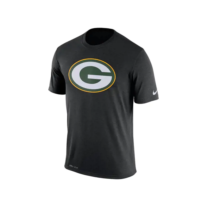 T-shirt essentiel à logo des légendes de la NFL des Green Bay Packers – Noir