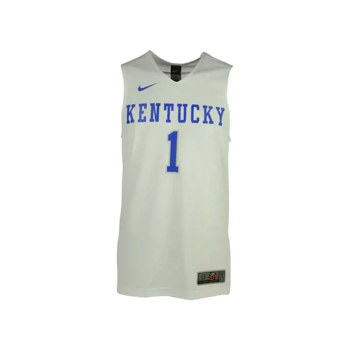 Maillot de basket Kentucky NCAA Réplique #1 blc