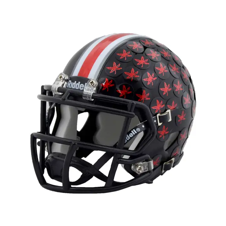 Mini-casque rapide Ohio State Dark Knight noir/rouge