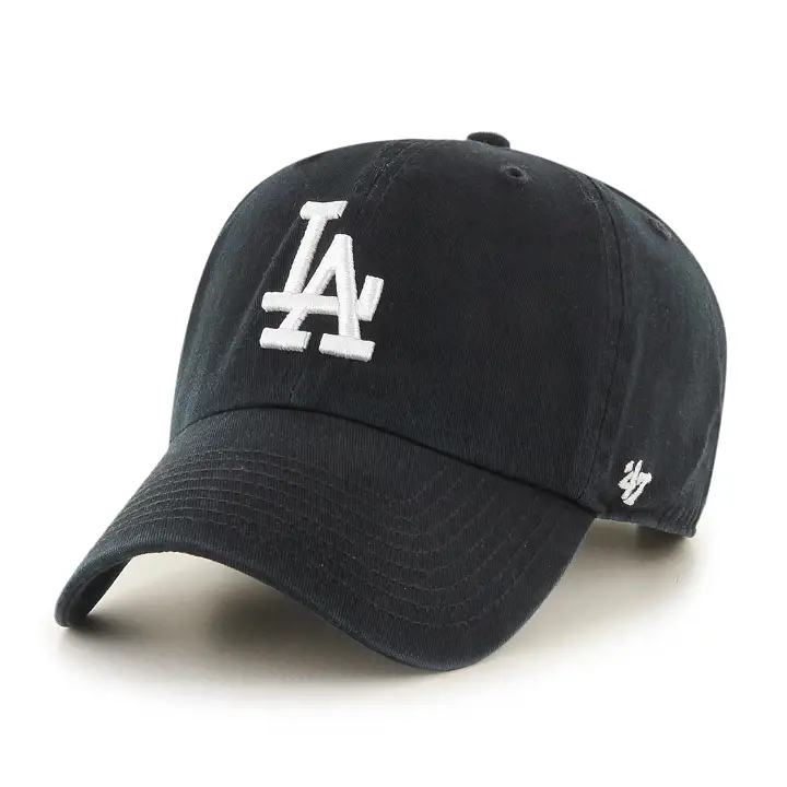 DODGERS MLB Noir/Blanc Casquette souple '47 Blanc "LA" noir