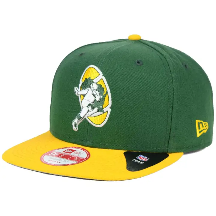 CASQUETTE NFL PACKERS Historique Baycik SNAPBACK ALTERNATIVE vert foncé/or