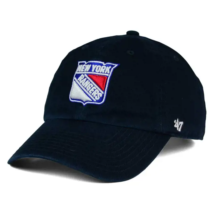 NY Rangers LNH Casquette SHIELD bleu marine