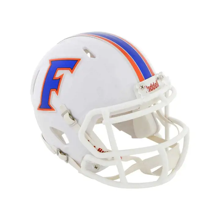 Mini-casque de football américain Florida blanc/bleu royal/orange