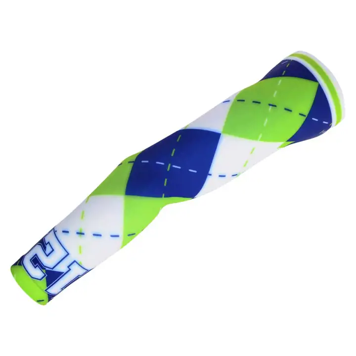 Manchons de bras en élasthanne SEAHAWKS Empire blc/vrt/bleu marine