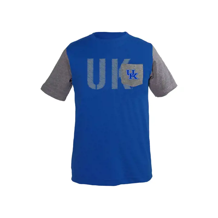 T-shirt Enfant Kentucky NCAA Jared Color Block Poche Manches Courtes 16 rbl/