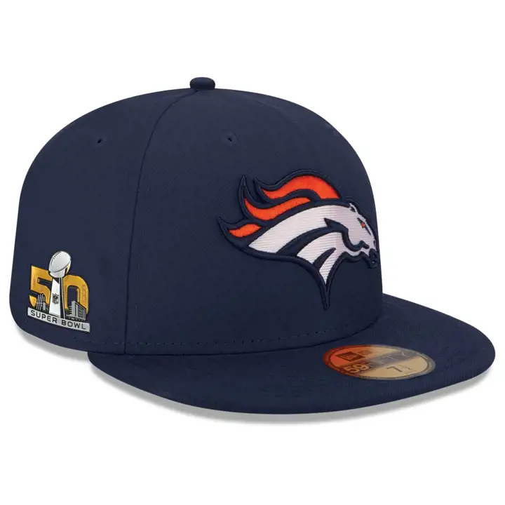 BRONCOS SB 50 On Field Patch 5950 BRONCO marine