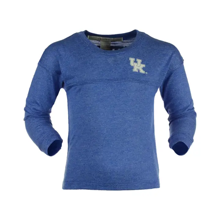 T-shirt à manches longues Kentucky NCAA pour tout-petits filles Varsity Jersey