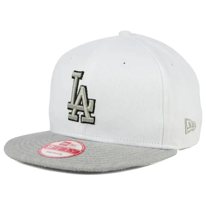 LOS ANGELES DODGERS MLB BLANC GRIS CHINÉ/NOIR BLANC/GRIS
