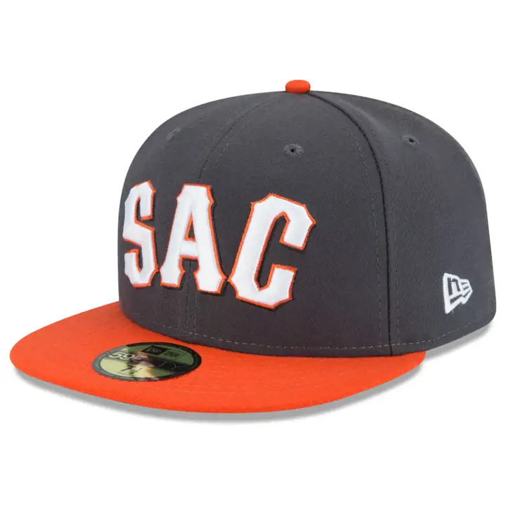 SACRAMENTO RIVER CATS MiLB AC 5950 GRIS/ORG